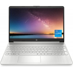 HP 15 Laptop 2022 11th Generation- Core i5-1135G7 8GB RAM 256GB SSD 15.6” FHD DISPLAY WIN11 SILVER.