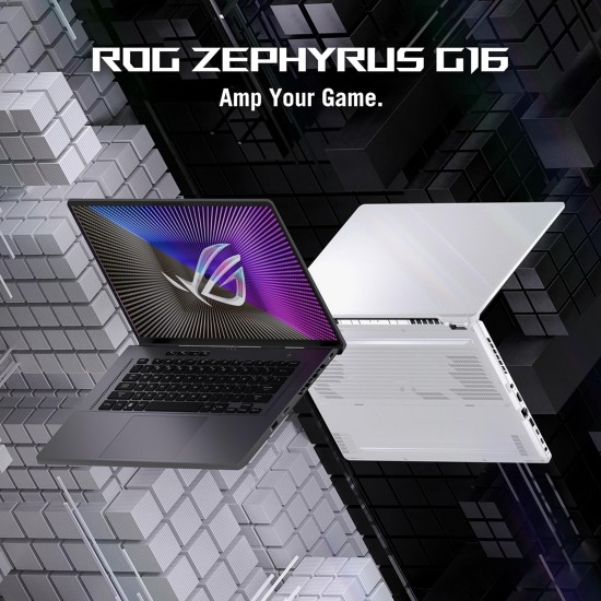 Asus ROG Zephyrus G16 Gaming (2024) Laptop – 12th Gen / Intel Core i7-13620H / 16inch  / 1TB SSD / 16GB RAM / 8GB NVIDIA GeForce RTX 4060 Graphics / Windows 11 Home / Eclipse Gray 