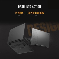 ASUS TUF Dash F15 FX516PC-HN558W, Gaming Laptop, Core i5 - 11300H 8GB 512GB SSD, NV RTX3050, 4GB Graphics, WIN11 HOME, 15.6 inch FHD 1920X1080, 144Hz, Backlit-Eng-Arb-KB