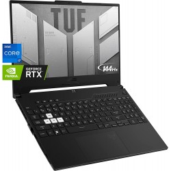 ASUS 2022 Newest TUF Dash 15.6" 144Hz Flagship Gaming Laptop, Intel 10 Cores i7-12650H Alder Lake, GeForce RTX 3070 105W MUX, 16GB DDR5, 1TB SSD, Backlit KB, Wi-Fi 6, Thunderbolt 4