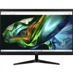 Aspire C24 All-in-One Desktop With 23.8-Inch Display, Core i5-1335U Processor/8GB RAM/512GB SSD/Intel Iris Xe Graphics/Windows 11 Home English/Arabic Black