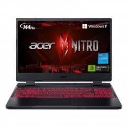 Acer Nitro 5 AN515 - 58-525P Gaming Laptop - Intel Core i5 - 12500H NVIDIA GeForce RTX 3050 GPU 15.6'' FHD 144Hz IPS Display 8GB DDR4 512GB PCIe Gen 4 SSD Killer Wi-Fi 6 Backlit Keyboard, Black