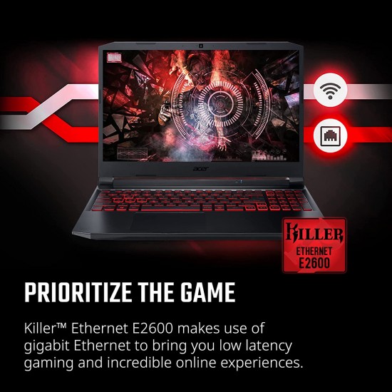 Acer Nitro 5 AN515-57-79TD Gaming Laptop | Intel Core i7-11800H | NVIDIA GeForce RTX 3050 Ti Laptop GPU | 15.6" FHD 144Hz IPS Display | 8GB DDR4 | 512GB NVMe SSD | Killer Wi-Fi 6 | Backlit Keyboard Acer Nitro 5 AN515-57-79TD Gaming Laptop | Intel Core i7-11800H | NVIDIA GeForce RTX 3050 Ti Laptop GPU | 15.6" FHD 144Hz IPS Display | 8GB DDR4 | 512GB NVMe SSD | Killer Wi-Fi 6 | Backlit Keyboard