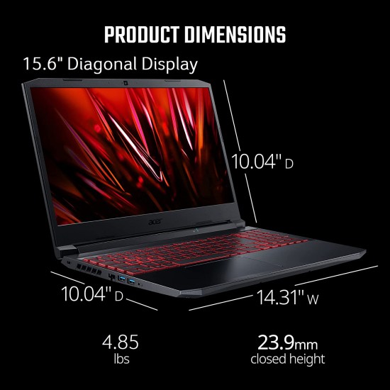 Acer Nitro 5 AN515-57-79TD Gaming Laptop | Intel Core i7-11800H | NVIDIA GeForce RTX 3050 Ti Laptop GPU | 15.6" FHD 144Hz IPS Display | 8GB DDR4 | 512GB NVMe SSD | Killer Wi-Fi 6 | Backlit Keyboard Acer Nitro 5 AN515-57-79TD Gaming Laptop | Intel Core i7-11800H | NVIDIA GeForce RTX 3050 Ti Laptop GPU | 15.6" FHD 144Hz IPS Display | 8GB DDR4 | 512GB NVMe SSD | Killer Wi-Fi 6 | Backlit Keyboard