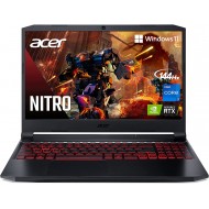 Acer Nitro 5 AN515-57-79TD Gaming Laptop | Intel Core i7-11800H | NVIDIA GeForce RTX 3050 Ti Laptop GPU | 15.6" FHD 144Hz IPS Display | 8GB DDR4 | 512GB NVMe SSD | Killer Wi-Fi 6 | Backlit Keyboard