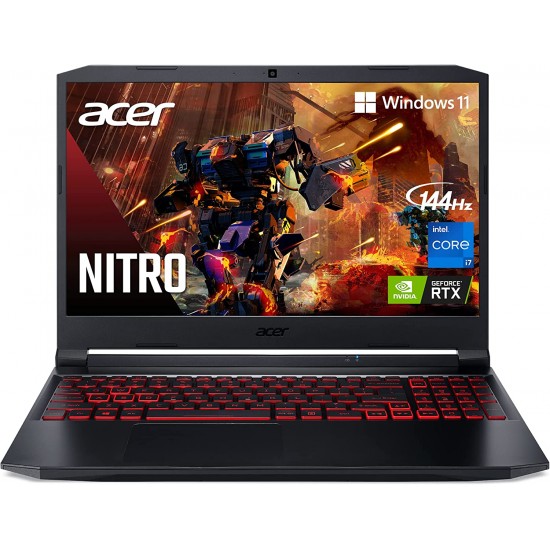 Acer Nitro 5 AN515-57-79TD Gaming Laptop | Intel Core i7-11800H | NVIDIA GeForce RTX 3050 Ti Laptop GPU | 15.6" FHD 144Hz IPS Display | 8GB DDR4 | 512GB NVMe SSD | Killer Wi-Fi 6 | Backlit Keyboard Acer Nitro 5 AN515-57-79TD Gaming Laptop | Intel Core i7-11800H | NVIDIA GeForce RTX 3050 Ti Laptop GPU | 15.6" FHD 144Hz IPS Display | 8GB DDR4 | 512GB NVMe SSD | Killer Wi-Fi 6 | Backlit Keyboard