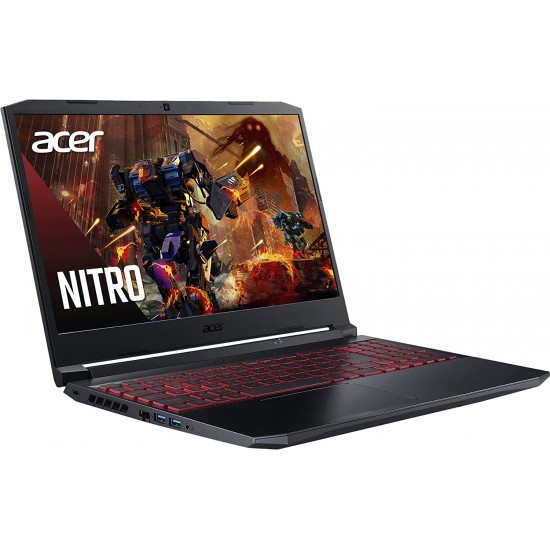 Acer Nitro 5 Intel Core i5 11400H, 8GB RAM DDR4, 256GB SSD, NVIDIA GeForce 4GB, 15.6" FHD Display, Windows 10 Home, Black Acer Nitro 5 Intel Core i5 11400H, 8GB RAM DDR4, 256GB SSD, NVIDIA GeForce 4GB, 15.6" FHD Display, Windows 10 Home, Black