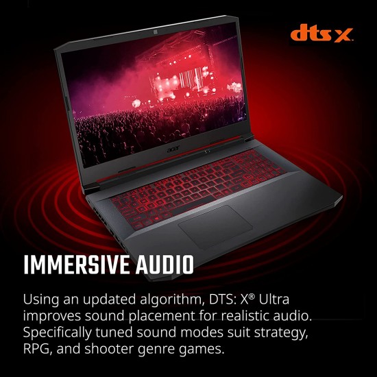 Acer Nitro 5 AN517-54-79L1 Gaming Laptop | Intel Core i7-11800H | NVIDIA GeForce RTX 3050Ti GPU | 17.3" FHD 144Hz IPS Display | 16GB DDR4 | 1TB NVMe SSD | Killer Wi-Fi 6 | Backlit KB | Win 11 Acer Nitro 5 AN517-54-79L1 Gaming Laptop | Intel Core i7-11800H | NVIDIA GeForce RTX 3050Ti GPU | 17.3" FHD 144Hz IPS Display | 16GB DDR4 | 1TB NVMe SSD | Killer Wi-Fi 6 | Backlit KB | Win 11