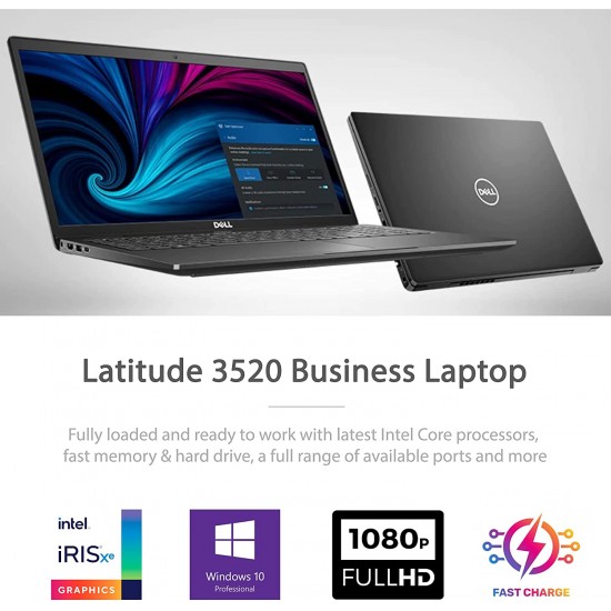 2022 Newest Dell Business Laptop Latitude 3540, 15.6" FHD IPS Backlit Display, Core i7-1355U, 16GB RAM, 512GB SSD, Webcam, WiFi 6, USB-C, HDMI, Win 10 Pro