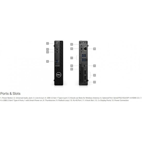 Dell 2022 Newest Optiplex 3090 Micro Form Factor Business Desktop, Intel Core i5-10500T, 16GB DDR4 RAM, 512GB PCIe SSD, DP, RJ-45, Wi-Fi 6, Bluetooth, Wired Mouse&Keyboard, Windows 11 Pro, Black Dell 2022 Newest Optiplex 3090 Micro Form Factor Business Desktop, Intel Core i5-10500T, 16GB DDR4 RAM, 512GB PCIe SSD, DP, RJ-45, Wi-Fi 6, Bluetooth, Wired Mouse&Keyboard, Windows 11 Pro, Black