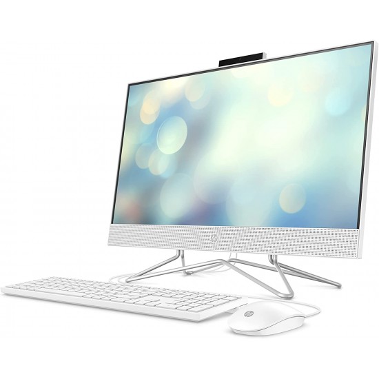 HP All-in-One 24 inch Desktop, 11th Generation Intel Core i5-1135G7 Processor, Intel Iris Xe Graphics Graphics, 8GB RAM, 512GB SSD, Windows 11 Home (Snow White)