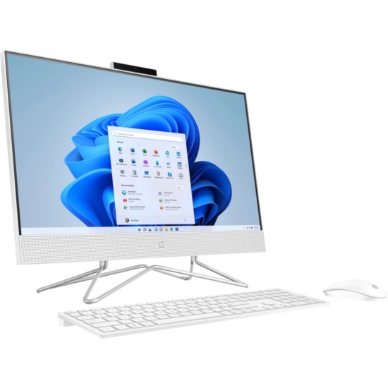 HP All-in-One 24in Desktop, 12th Generation Intel Core i5 - 1235U Processor, 8GB RAM - 512GB SSD Intel Iris Xe Graphics (Snow White)