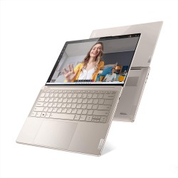 Lenovo Yoga Slim 9 14 inch 2.8K WQHD Laptop Core i7 1280P, 16GB RAM, 1TB SSD, Windows 11 Home Oatmeal, 2 Year Premium Care Included, 82T00040UK, Yoga Slim 9 14IAP7