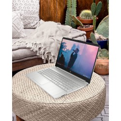 HP 15 Laptop 2022 11th Generation- Core i5-1135G7 8GB RAM 256GB SSD 15.6” FHD DISPLAY WIN11 SILVER.