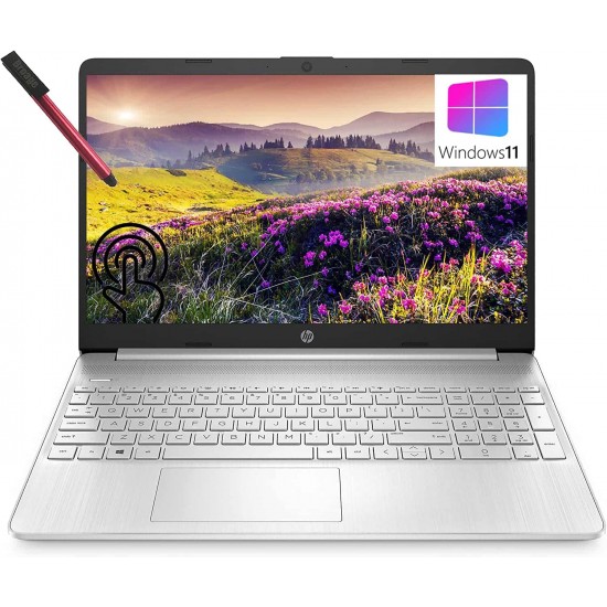 2021 Newest HP 15 15.6" FHD Laptop Computer, Hexa-Core AMD Ryzen 5 5500U up to 4.0GHz (Beat i5-10500H), 16GB DDR4 RAM, 256GB PCIe SSD, AC WiFi, Bluetooth 5, USB-C, Webcam, Windows 10, 64GB Flash Drive