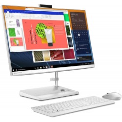 Lenovo IdeaCentre AIO 3 24ITL6, 24" FHD Touch display, Intel i7-1165G7, 8GB RAM, 512GB SSD, NVIDIA GeForce MX450 2GB GDDR6, Windows 11, White - [F0G000VNAX]