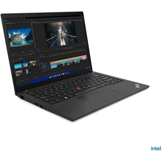 2022 Latest Lenovo ThinkPad T14 Gen 3 Business Laptop 14” FHD+ 300Nits Display Core i7-1260P 16GB RAM 512TB SSD Intel Iris Xe Graphics Fingerprint Backlit Eng Key WIN10 Pro Black 1 years Warranty